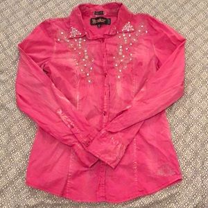 Hot Pink Roar Rodeo Shirt